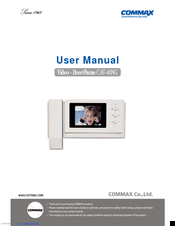 Commax CAV-40NG User Manual