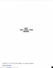 Allen Organ Company ADC 1100 series User Manual
