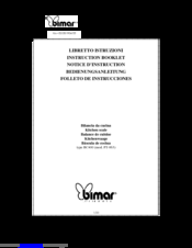 Bimar BC400 Instruction Booklet