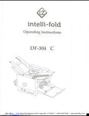 ABC Office intelli-fold df-304 C Operating Instructions Manual