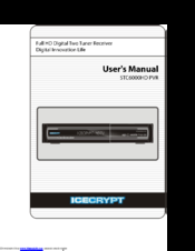 Icecrypt STC6000HD User Manual