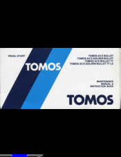Tomos A3 E GOLDEN BULLET Maintenance Manual & Operator Instructions
