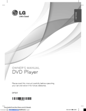 LG DP122-P Owner's Manual