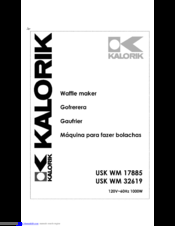 Kalorik USK WM 17885 Operating Instructions Manual