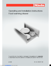 Miele ESW 6114 Operating And Installation Instructions