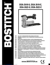 Bostitch DSA-3522-E Operating Instructions Manual