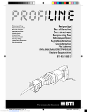 Profiline BTI-RS 1050 E Manual