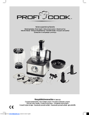 Profi Cook PC-KM 1025 Instruction Manual