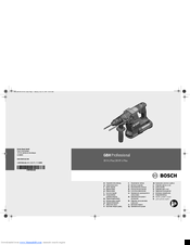 Bosch GBH Professional 36 VF-LI Plus Original Instructions Manual