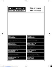 Konig SEC-DVR408 Manual