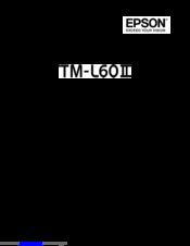 Epson TM-L60 II User Manual