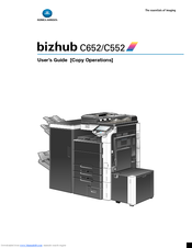 bizhub c652 service manual