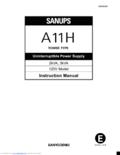 SANUPS A11H Instruction Manual