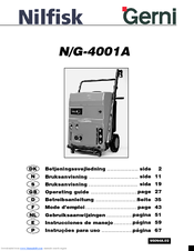 Nilfisk-Advance N/G-4001A Operating Manual