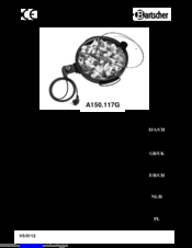 Bartscher A150.117G Instruction Manual