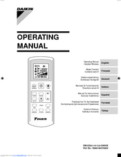Daikin R08019037090D Operating Manual