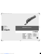 Bosch 8 V-LI Professional Original Instructions Manual