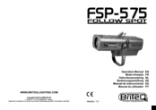 JBSYSTEMS Light FSP-575 Follow Spot Operation Manual