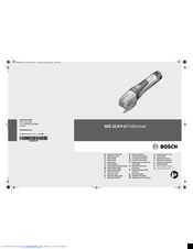 Bosch GUS 10,8 V-LI Original Instructions Manual