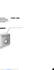 Candy CWB 1308 User Instructions