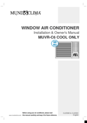 MUND CLIMA MUVR-C6 Installation & Owner's Manual