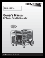 Generac Power Systems 005724-1 Owner's Manual