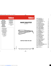 VALERA WAVE MASTER647.03 Instructions For Use Manual