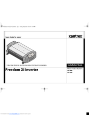 Xantrex Freedom Xi 807-1000 Installation Manual