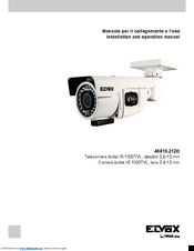 Elvox 46816.212D Installation And Operation Manual
