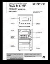 Kenwood RXD-M47MP Service Manual
