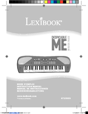 LEXIBOOK K723DES Instruction Manual