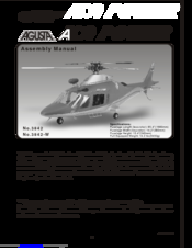 THUNDER TIGER Agusta A109 Assembly Manual