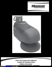 Minuteman Lumina 28 Traction Drive Parts And Instruction Manual