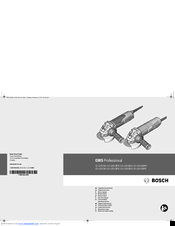 Bosch GWS Professional 15-125 CIEX Original Instructions Manual