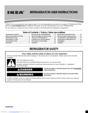 IKEA W10270272 User Instructions
