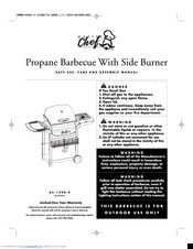 Master Chef 85-1208-0 Safe Use, Care And Assembly Manual