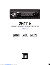 Dual XR4116 Installation & Owner's Manual