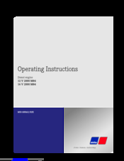 MTU 16 V 2000 M84 Operating Instructions Manual