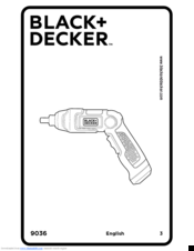 Black & Decker 9036 Manual