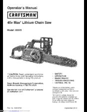 Craftsman 98023 Operator's Manual