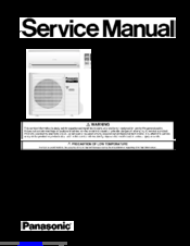 Panasonic CU-E15GKR Service Manual