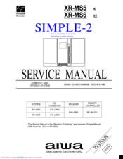 Aiwa XR-MS6 Service Manual