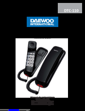 Daewoo DTC-110 User Manual