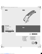 Bosch Xeo Original Instructions Manual