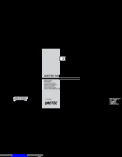 Imetec E9801 NO STOP VAPOR Operating Instructions Manual
