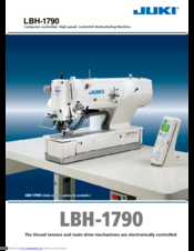 JUKI LBH-780 Series Instruction Manual