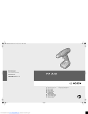 Bosch 4-LI Original Instructions Manual