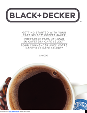 Black & Decker CAFE SELECT CM6000 Getting Started