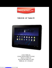 Ricatech TAB10-06 User Manual