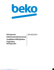 Beko SN 145130 X User Manual